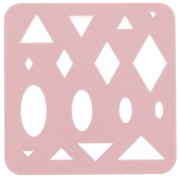 Set di 16 stampi in plastica per modellazione e pasta polimerica - Triangolo x1