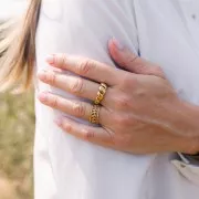 Anello ritorto - 8 mm - T55 - acciaio inox 304L x1