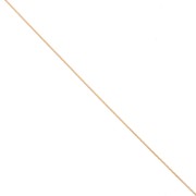 Catena a maglia Paloma 0,9 mm Dorata con oro fino x 1 m
