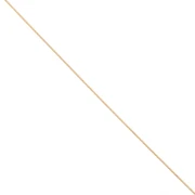 Catena a maglia Paloma 0,9 mm Dorata con oro fino x 1 m