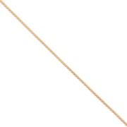 Catena a maglia Paloma 0,9 mm Dorata con oro fino x 1 m