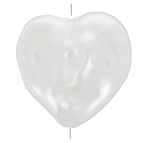 Perla cuore irregolare 14 mm imitazione perla d'acqua dolce - Perla crema x1