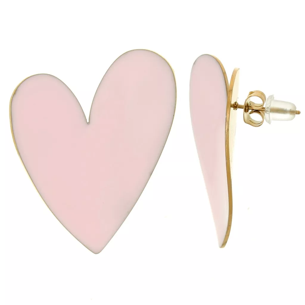 1 Paio Orecchini Studex Sensitive Acciaio Chirurgico Glitter con Cuore