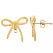 Orecchini - 16x17 mm - Acciaio inossidabile 304L dorato x2