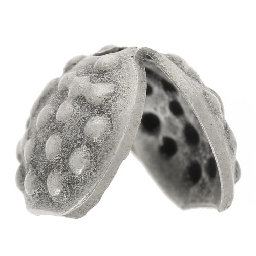 Coprinodi mm. 7 argentato brunito x4