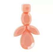 Pendente decorato mm. 53 Peach x1