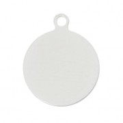 Palline da incollare mm. 12 argentato x5