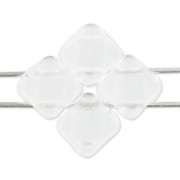 Silky Bead mm.6x6 Crystal  x50|raw }}