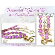 Perle in vetro Kos® par Puca® 6x3mm La Divine Pistachio x10g