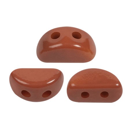 Perle in vetro Kos® par Puca® 6x3mm La Divine Terracotta x10g