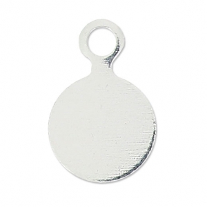 Palline da incollare mm. 6 argentato x10