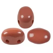 Perle in vetro Samos® di Puca® 7x5 mm La Divine Terracotta x10g