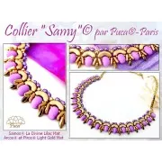 Perle in vetro Samos® di Puca® 7x5 mm La Divine Terracotta x10g