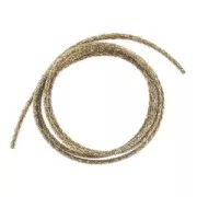 Bronzo - Cordon métallisé Mokuba 2 mm - Bronze fil doré x1m Cordon métallisé Mokuba 2 mm - Bronze fil doré x1m