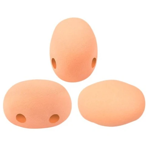 Perle in vetro Samos® di Puca® 7x5 mm La Divine Peach Mat x10g