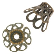 Copette filigranate mm.12x12 bronzo x20|raw }}