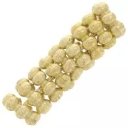 Perline tonde in acrilico metallizzato CCB 4 mm -Dorato x100