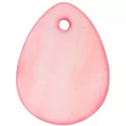 Madreperla goccia mm. 20 Corallo x10