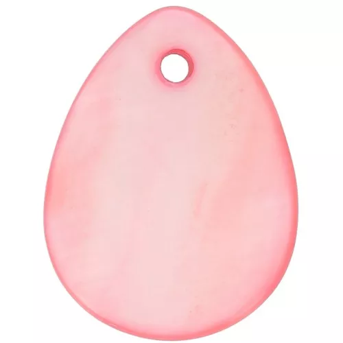 Madreperla goccia mm. 20 Corallo x10