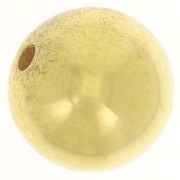 Perline tonde in acrilico metallizzato CCB da 16mm - Dorato x1|raw }}