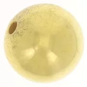 Perline tonde in acrilico metallizzato CCB da 16mm - Dorato x1