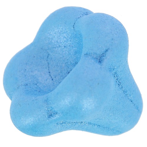 Perla di vetro a campana 11x13 mm - Perla blu pastello x1