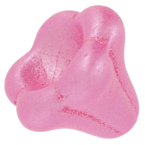 Perla di vetro a campana 11x13 mm - Perla rosa pastello x1