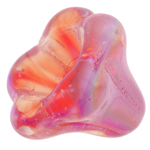 Perlina di vetro a campana 11x13 mm Crystal Red AB x1