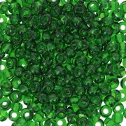 Preciosa Perle di semi 8/0 3 mm - Verde bottiglia x20g