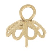 Ganci per perle semi-forate da 8 e 10 mm Acciaio inossidabile dorato 304L x5|raw }}