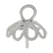 Ganci per perle semi-forate da 8 e 10 mm in acciaio inox 304L x5