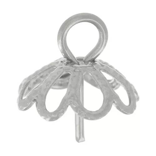 Ganci per perle semi-forate da 8 e 10 mm in acciaio inox 304L x5