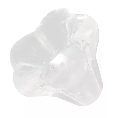 Perla di vetro a campana 11x13 mm - Cristallo x1