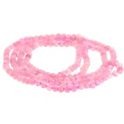 Perline sfaccettate rotonde 2 mm - Tormalina rosa x39cm