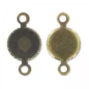 Castone separatore per cab retro piatto mm. 5 bronze x1