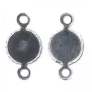 Castone separatore per cab retro piatto mm. 5 argentato HQ x1