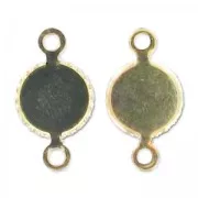 Castone separatore per cab retro piatto mm. 5 dorato HQ x1