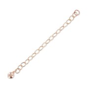 Catena di estensione pallina mm. 55 Rosa Gold Filled x1|raw }}