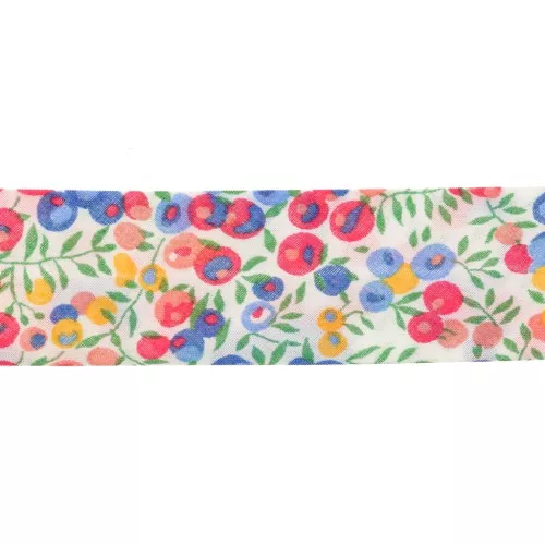 Sbieco Tessuto Liberty - Wiltshire bud - Grenadine x1m