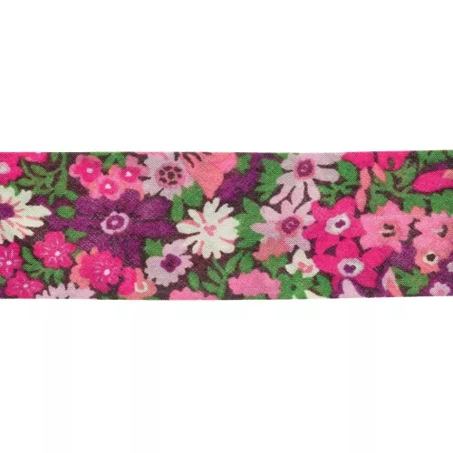 Sbieco Tessuto Liberty - Thorpe hill - Rosy Pink x1m