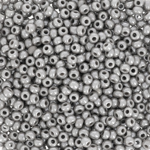 Perla Preciosa 11/0 da 2 mm - Grigio opaco x 20 g