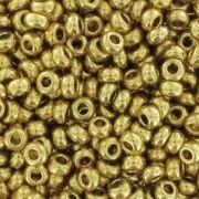 Perla Preciosa 9/0 da 2,5 mm - placcate in oro 24 carati x 10 g