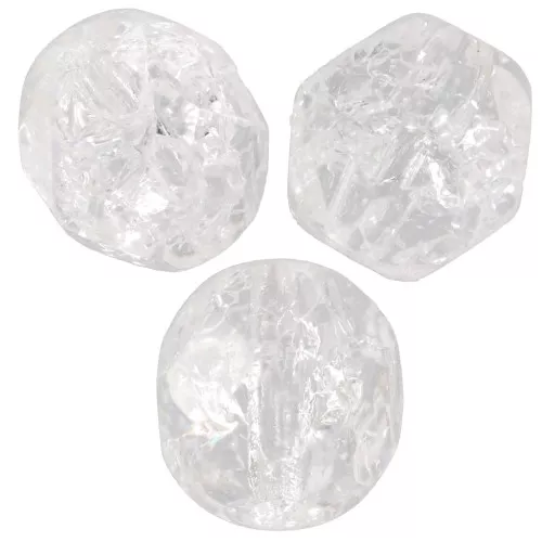 Sfaccettate mm 6 Crystal Cracked x25