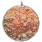 Pendente castone per cabochon piatto da 20 mm - acciaio inossidabile 303L x1