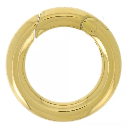 Chiusura a moschettone rotonda da 14 mm - Acciaio inossidabile 316L x1