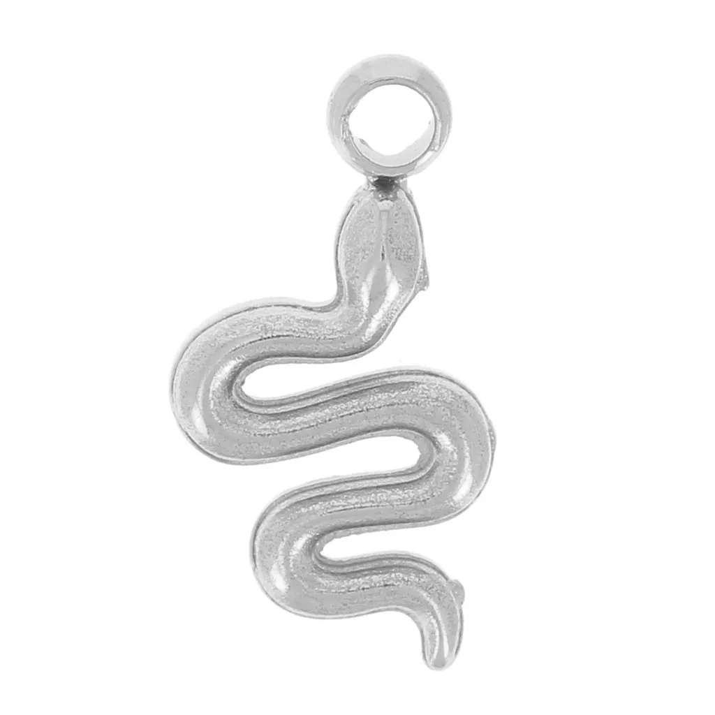 10 Collane A Serpente In Acciaio Inox, Senza Ciondolo, Colore Argento - Ideali Per Creare Gioielli Fai Da Te - 4
