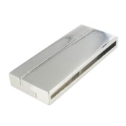 Chiusura magnetica mm. 42x17 rodiato x1