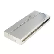 Chiusura magnetica mm. 42x17 rodiato x1