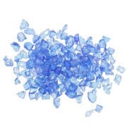 Frammenti di vetro - Resina di resina a brillantezza irregolare - Blu cobalto AB x7g