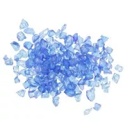 Frammenti di vetro - Resina di resina a brillantezza irregolare - Blu cobalto AB x7g